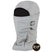 ExpeditionHood-Gray balaclava with a logo on a white background