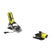 PIVOT2.015GW- Yellow and black ski binding on a white background
