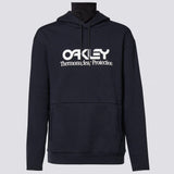 Rider Long 2.0 Hoodie-Black hoodie with Oakley logo on a light gray background