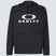 Sierra DWR Fleece Hoodie 2.0-Black hoodie with Oakley logo on a light gray background