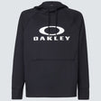 Sierra DWR Fleece Hoodie 2.0-Black hoodie with Oakley logo on a light gray background