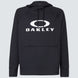 Sierra DWR Fleece Hoodie 2.0-Black hoodie with Oakley logo on a light gray background