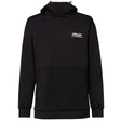 MParkRCSoftshellHoodie- Black hoodie with Oakley logo on a white background
