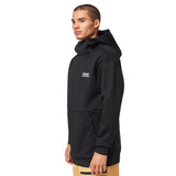 MParkRCSoftshellHoodie- Black hoodie with Oakley logo on a white background