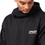 MParkRCSoftshellHoodie- Black hoodie with Oakley logo on a white background