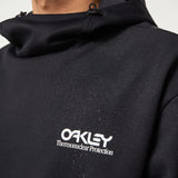 MParkRCSoftshellHoodie- Black hoodie with Oakley logo on a white background