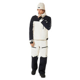 MTNPTBTInsulatedJacket-Two-tone black and white jacket with a hood on a white background