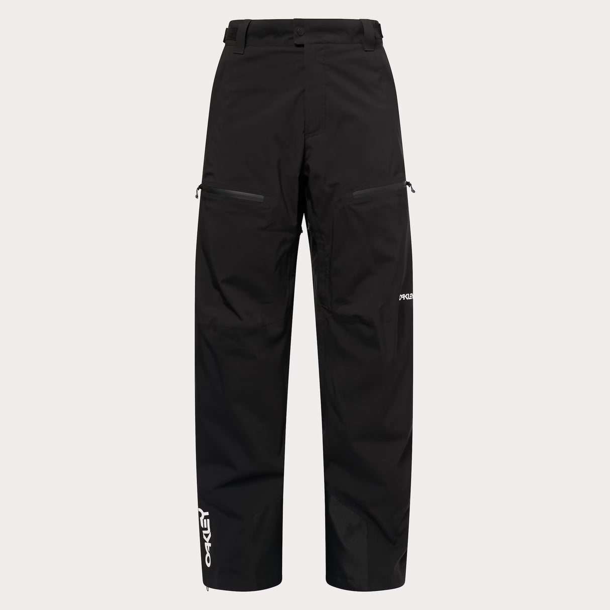 TNP Lined Shell Pant 2.0- Black pants with a brand logo on a light gray background