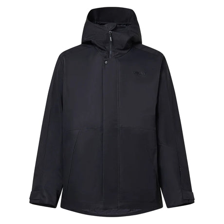 MRangeRCJacket2.0-Black jacket with a hood on a white background