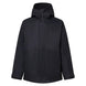 MRangeRCJacket2.0-Black jacket with a hood on a white background