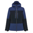 CanopyIns.ProJacket-Blue and black jacket with a brand logo on a white background