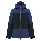 CanopyIns.ProJacket-Blue and black jacket with a brand logo on a white background