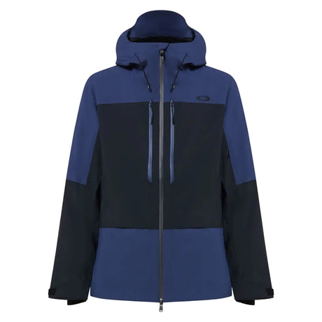 CanopyIns.ProJacket-Blue and black jacket with a brand logo on a white background