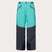 Canopy PRO Insulated Pant-Two-tone teal and navy pants on a light gray background