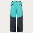 Canopy PRO Insulated Pant-Two-tone teal and navy pants on a light gray background