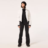 WTNPHarperSoftshellBib-Black ski jumpsuit with a belt on a light gray background