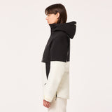 TNP TBT Insulated Anorak-Black and white jacket with Oakley logo on a light gray background