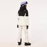 TNP TBT Insulated Anorak-Black and white jacket with Oakley logo on a light gray background