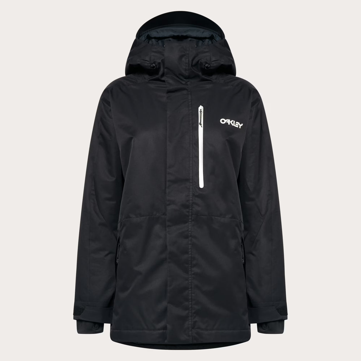 WTNPTBTInsulatedJacket-Black jacket with a brand logo on a white background