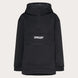 TNP Nose Grab Softshell Hoodie-Black hooded jacket with Oakley logo on a light gray background