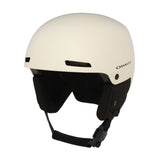 MOD1 Pro MIPS-White helmet with black chin strap on a white background
