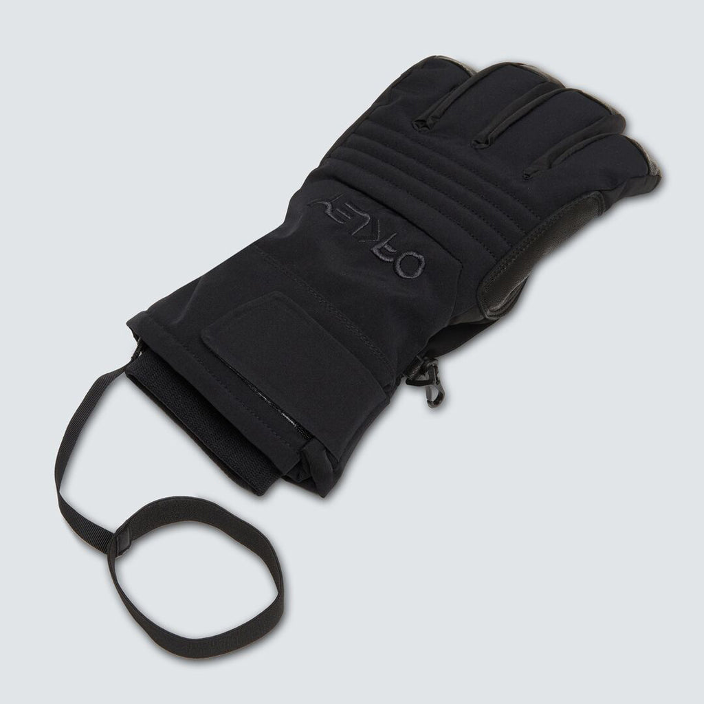 B1B Glove-Pair of black gloves on a light gray background