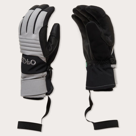 B1B Glove-Pair of grey and black gloves on a light gray background