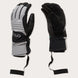 B1B Glove-Pair of grey and black gloves on a light gray background