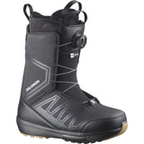 FactionBOA- Black snowboard boot shown on a white background 