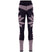 FaithBaseLayerPant-Black leggings with geometric pattern on a white background