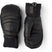 FallLineMitt-Black mitt on a white background
