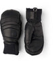 FallLineMitt-Black mitt on a white background