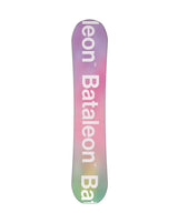 Feelbetter- Colorful tie-dye snowboard on a white background