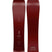 Fintwin-Two views of a red snowboard with 'nitro' branding on a white background