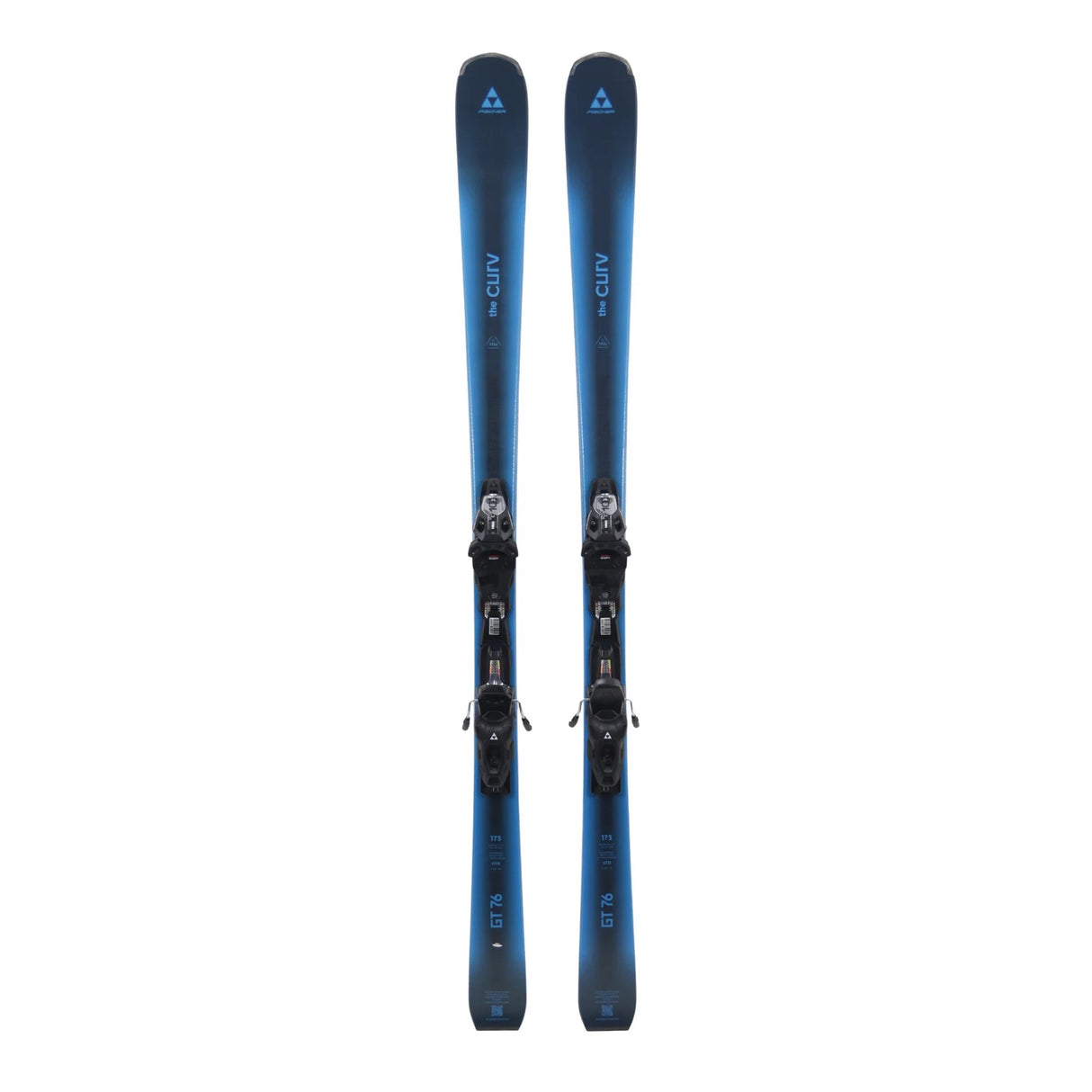 FischerCurvGT76XTR- Skis on a white background