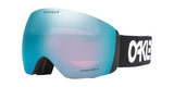 FlightDeckL-Oakley goggles with blue lens and black headband on a white background