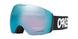 FlightDeckL-Oakley goggles with blue lens and black headband on a white background