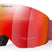 FlightDeckL-Oakley goggles with red and yellow gradient lens on a white background