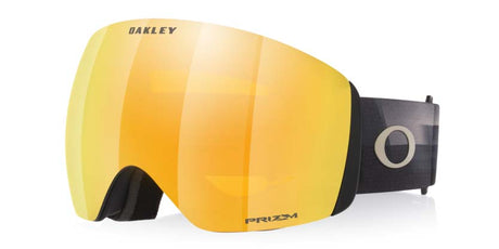 FlightDeckL-Yellow goggles with black accents and Oakley branding on a white background