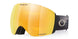 FlightDeckL-Yellow goggles with black accents and Oakley branding on a white background
