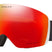 FlightDeckL-Oakley goggles with a red and yellow gradient lens on a white background