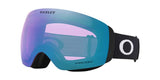 FlightDeckM-Oakley goggles with blue and purple gradient lens on a white background