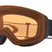 FlightDeckM- Orange/Clear lens goggles with Oakley logo on a white background