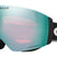 FlightDeckProM-Oakley goggles with green lens and black frame on a white background