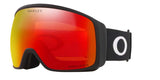 FlightTrackerL-Oakley goggles with red lens on a white background