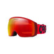 Flight Tracker L-Red Oakley goggles with a white background