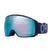 Flight Tracker L-Blue Oakley goggles with a white background
