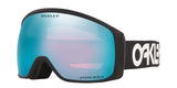 FlightTrackerM-Oakley goggles with blue lens and black frame on a white background