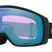 FlightTrackerM-Oakley goggles with blue and purple lens on a white background