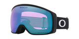 FlightTrackerM-Oakley goggles with blue and purple lens on a white background